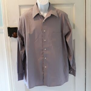 Van Heusen 17 1/2 XL purple dress shirt